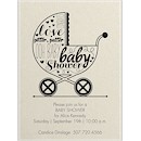 Baby Buggy Shower Baby Shower Invitation