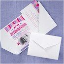 Baby Circus in Pink Birth Announcement