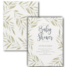 Baby Greenery Baby Shower Invitation