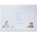 Baby's ABC's Birth Announcment