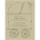 Buggy Baby Shower Invitation