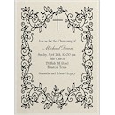 Classic Christening Baptism Invitation