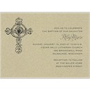 Genuine Cross Baptism Invitation