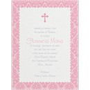 Holy Day Christening Invitation