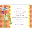 Hoppin' Good Time Birthday Party Invitation