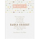 Little Arrows Baby Shower Invitation