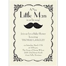 Little Man Baby Shower Invitation