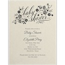 Little Rosebuds Baby Shower Invitation