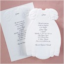 Precious Christening Gown Christening Invitation
