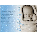 Precious Dots Photo Baptism Invitation