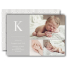 Sectioned Snapshots Birth Announcement