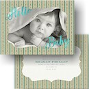 Sparkle Baby Photo Birth Announcement