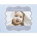 Sweet Frame in Blue Birth Announcement Magnet