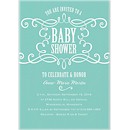Sweet Swirls Baby Shower Invitation