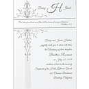 Welcome With Love Christening Invitation