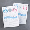 Whoo Will It Be? Girl Baby Shower Invitation