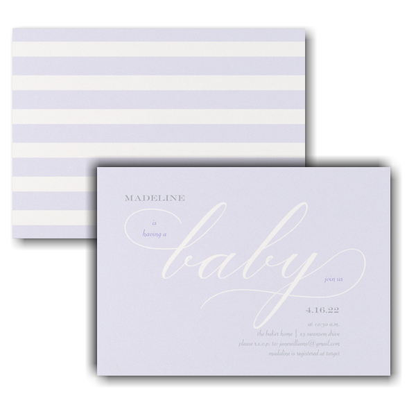 Welcome Baby - Baby Shower Invitation