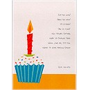 Cupcake Birthday Invitation