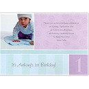 Look Who's One! First Birthday Invitation