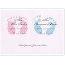 Making Their Mark Twins Birth Announcement