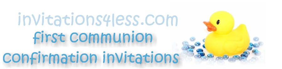 First Communion/Confirmation Invitations Sample Wording