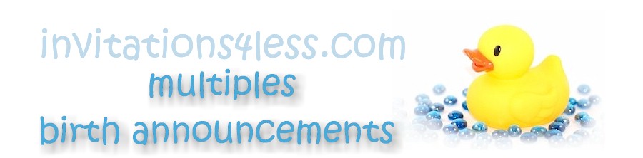 Multiples Birth Announcements Sample Wording